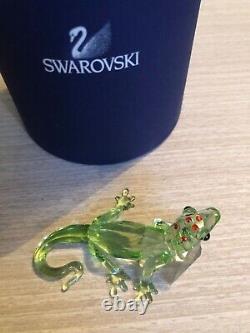 Swarovski EVENT PIECE 2008 RETIRED Gecko Bright Green STUNNING # 0905541