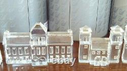 Swarovski Figurines Crystal City Set of 8 pieces with Boxes