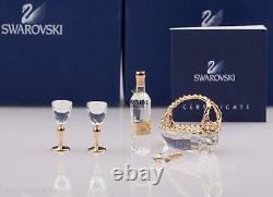 Swarovski Figurines Crystal Memories -Wine Set 5 Pieces Gold 235676