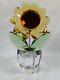 Swarovski Large Sunflower 835636. Retired Piece! Has Flaws, See Pics