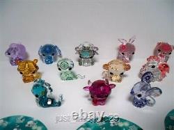 Swarovski Lovlots 2013 Zodiac 12 Piece Set Very Rare Bnib