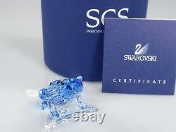 Swarovski SCS Blue Dart Frog 2009 Event Piece MIB #955439 Signed