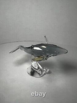 Swarovski SCS Young Whale Signature Piece Designer Crystal Figurine