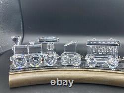 Swarovski Silver crystal 7piece Train Set