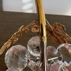 Swarovski Sparkling Fruit Collection 23 Crystal Grapes Collector's Piece