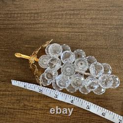 Swarovski Sparkling Fruit Collection 23 Crystal Grapes Collector's Piece