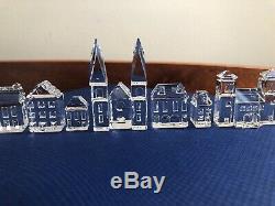 Swarovski crystal figurine 11 pieces Crystal City Complete All Mint in boxes