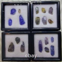 Tanzanite Multi Piece Box Lot Terminated, Natural And Unheated Crystal Gemstone