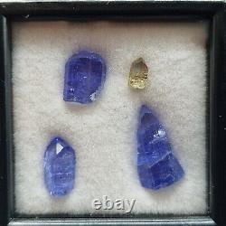 Tanzanite Multi Piece Box Lot Terminated, Natural And Unheated Crystal Gemstone