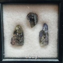 Tanzanite Multi Piece Box Lot Terminated, Natural And Unheated Crystal Gemstone