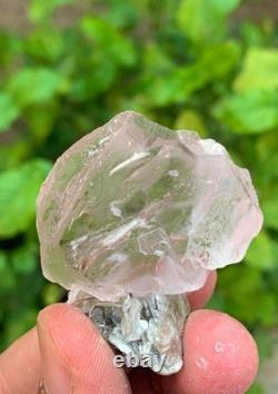 Terminated Morgonite Clean Crystal with Combine Matrix Collection piece