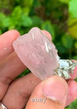 Terminated Morgonite Clean Crystal with Combine Matrix Collection piece