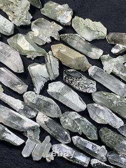 Top Class Chlorine Quartz Crystals and Specimens Lot of 73 Pieces from Pakistan