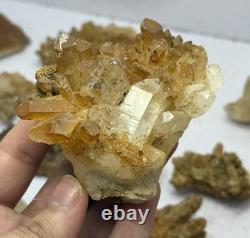 Top Pieces Of Yellow Iron Quartz Crystals 58 Pieces