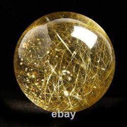 Top Quality Golden Rutilated Crystal Ball Healing Quartz Spheres Reiki Energy