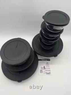 Tupperware Crystal Clear Store & Serve Collection Clearly Elegant 8 Piece