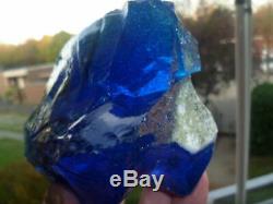 Two pieces Andara crystal Clear and Mitnight blue 933 gr Monatomic ENERGY