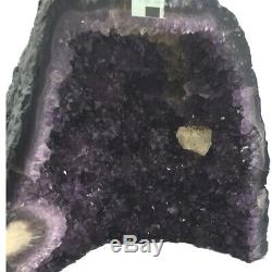 Unique Amethyst Cave with Calcite Dark colour Amethyst, one off piece