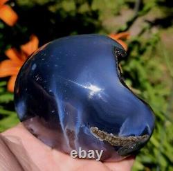 Uruguay Amethyst Geode Agate, Beautiful Black Amethyst 1lb 11oz? Show Piece