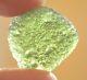 Very Rare Genuine Piece Of Natural Moldavite 2.92 Gm 1.9 X 1.8 Cms Tektite #15