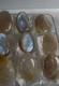 Very High Grade Flashy Rainbow Moonstone 9-piece Lot