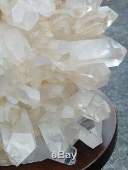 Very Large Natural Clear Quartz Crystal Cluster 30 lb Gorgeous Display Piece