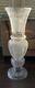 Vintage 3 Piece Tier Lead Crystal Floor Urn Vase 40h. Us Zone, Germany 1945