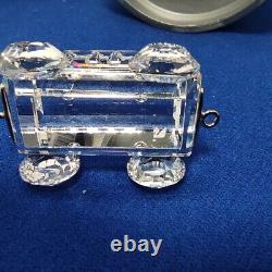Vintage Swarovski Crystal Figurine Train Set 6 Pieces, In Original Boxes. No Foam