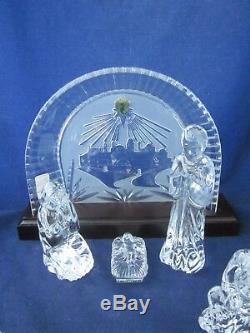 WATERFORD CRYSTAL Nativity 14 Piece Set EXCELLENT