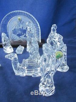 WATERFORD CRYSTAL Nativity 14 Piece Set EXCELLENT