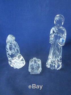 WATERFORD CRYSTAL Nativity 14 Piece Set EXCELLENT