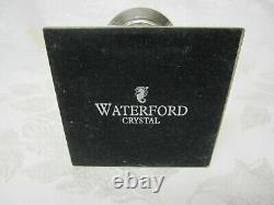 WATERFORD Crystal Times Square Star of Hope 2000 Hurricane 2 Piece lamp Box