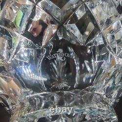 WATERFORD crystal Times Square 2001 hurricane 2 piece lamp candle