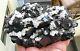 White Barites On Black Sphalerites Crystals From Peru. Very Elegant Piece