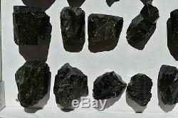 WHOLESALE Dark Green Epidote Crystals from Peru 20 pieces 2.4 kg # 4190