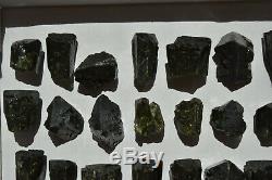 WHOLESALE Dark Green Epidote Crystals from Peru 44 pieces 1.6 kg # 4018