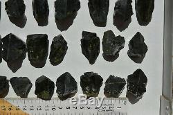 WHOLESALE Dark Green Epidote Crystals from Peru 44 pieces 1.6 kg # 4018