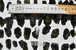 WHOLESALE Dark Green Epidote Crystals from Peru 97 pieces 1 kg # 6182