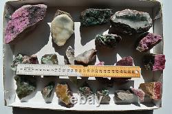 WHOLESALE Druzy Quartz over Mixed Minerals from Congo 3 kg 24 pieces # 4307