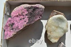 WHOLESALE Druzy Quartz over Mixed Minerals from Congo 3 kg 24 pieces # 4307