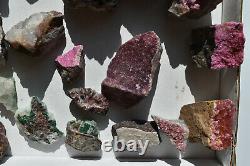 WHOLESALE Druzy Quartz over Mixed Minerals from Congo 3 kg 24 pieces # 4307