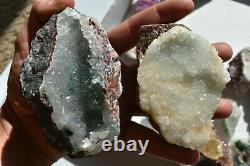 WHOLESALE Druzy Quartz over Mixed Minerals from Congo 3 kg 24 pieces # 4307