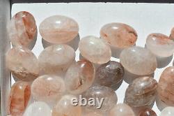 WHOLESALE Hematite in Quartz Palmstone from Madagascar 27 pieces 3 kg # 4965