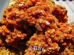 WHOLESALE. LOT of 05 GOLDEN ORPIMENT CRYSTALS on MATRIX from PERU. MASTER PIECES