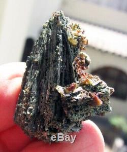 WHOLESALE. LOT of 24 EPIDOTE CRYSTALS & ACTINOLITE from PERÚ. THUMBNAIL PIECES