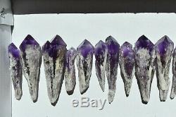 WHOLESALE Laser Amethyst Crystals from Bahia, Brazil 40 pieces 1 kg # 4213
