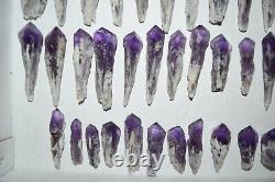 WHOLESALE Laser Amethyst Crystals from Bahia, Brazil 41 pieces 1 kg # 4882