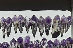 WHOLESALE Laser Amethyst Crystals from Bahia, Brazil 49 pieces 1 kg # 4387