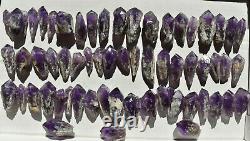 WHOLESALE Laser Amethyst Crystals from Bahia, Brazil 60 pieces 1 kg # 4082