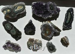 WHOLESALE Polished Amethyst Stalactite 10 pieces 1.2 kg # 4186